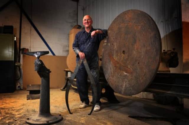 Pattern worker David Whitehead has been working with a laith used to develop prototypes for the Dambusters famous bouncing bomb for the last 49 years.