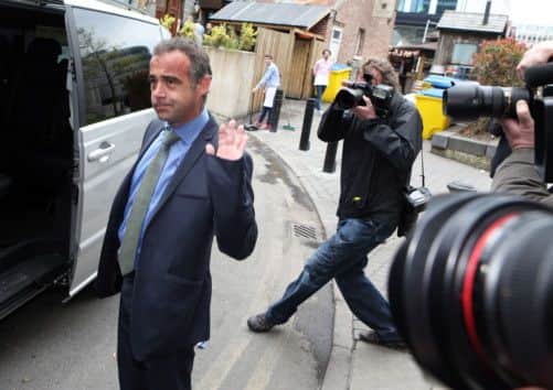 Coronation Street actor Michael Le Vell leaving Manchester Magistrates Court