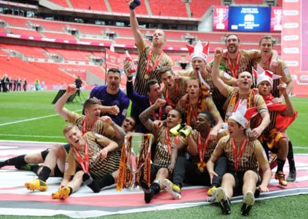 City celebrate promotion to League One