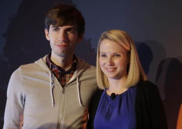 Yahoo CEO Marissa Mayer, and Tumblr Chief Executive David Karp