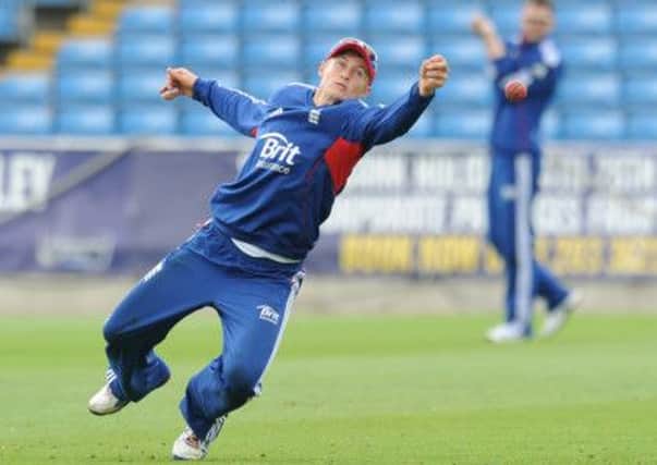 England's Joe Root during a nets session at Headingley