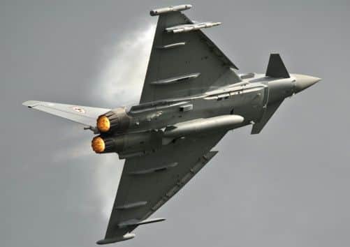 An RAF Typhoon jet has been scrambled to escort a Pakistani Airways plane bound for Manchester to Stansted.