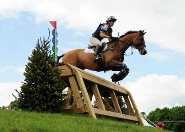 Lucy Wiegersma rides Simon Porloe during the CIC*** cross country event last year