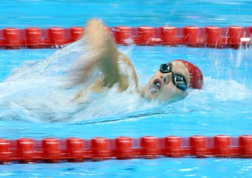 Sheffield's Ellie Faulkner, pictured competing in the women's 800m freestyle heats at London 2012, is an ambassador for SwimBritain.