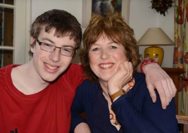 Fiona Walton and her son Josh