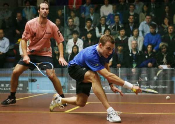 HIGH HOPES: Nick Matthew, right, says squash has made great improvements in recent years to make itself into an Olympic contender. Picture supplied by PSA.