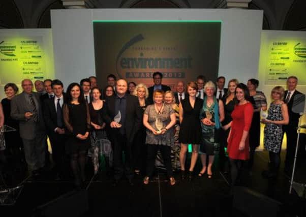 The winners at last year's Yorkshire Post Environment Awards
