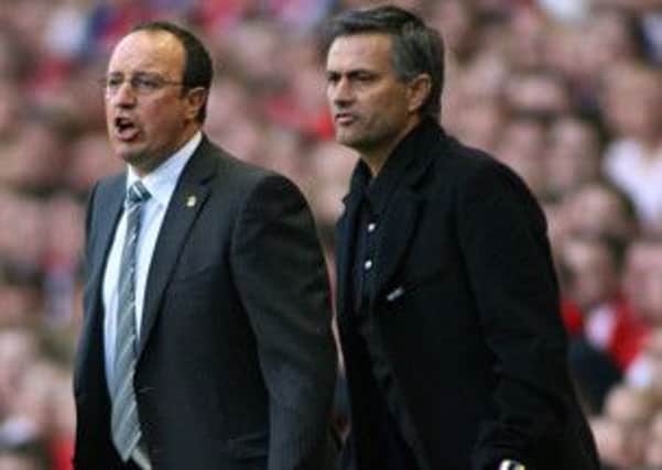 Jose Mourinho (right) and Rafael Benitez