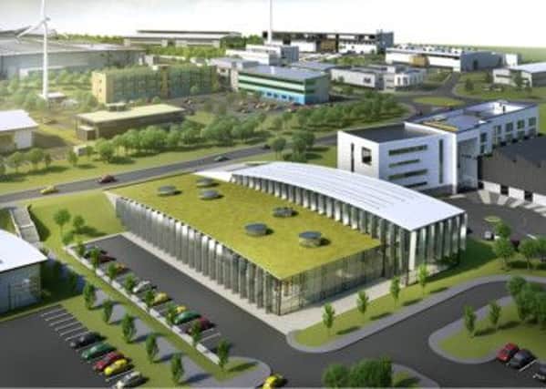 Artist's impression of new £43m research factory at the Advanced Manufacturing Research Centre, Sheffield