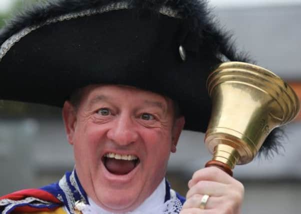 Mirfield Town Crier Russell Booth. Picture: Ross Parry Agency