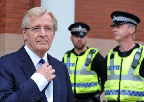 Coronation Street star Bill Roache leaves Preston Crown Court after he was told that he trial in January over allegations of historic sexual offences against five girls.