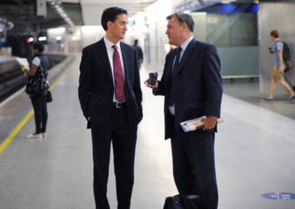 Labour leader Ed Miliband and Shadow Chancellor Ed Balls
