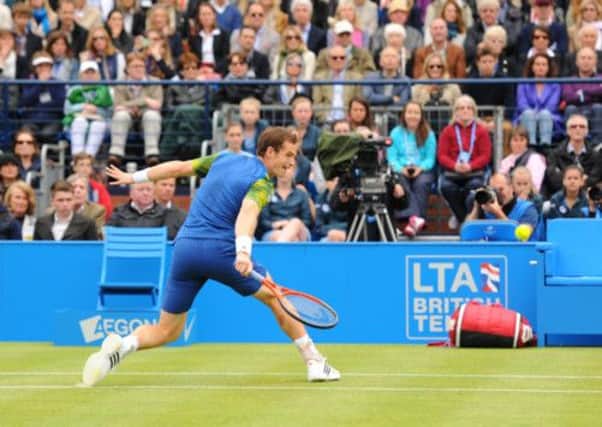 Great Britain's Andy Murray in action