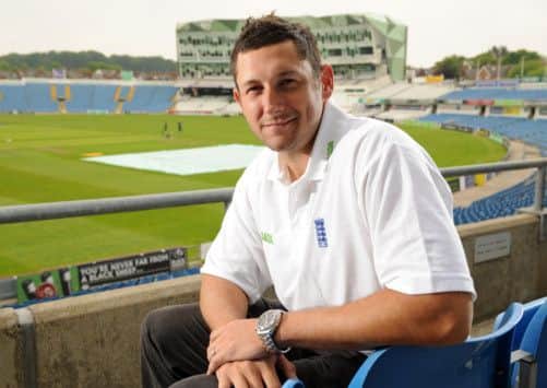 Yorkshire and England's Tim Bresnan at Headingley. Picture by Bruce Rollinson