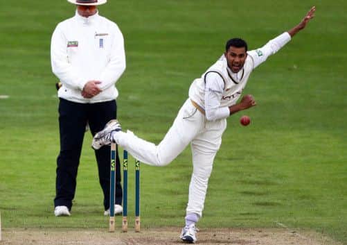 ON TOP OF HIS GAME: Adil Rashid helped steer Yorkshire to the top of the County Championship table by taking a season's best 5-78 to defeat Middlessex at Lord's. PICTURE: SWPIX.COM.