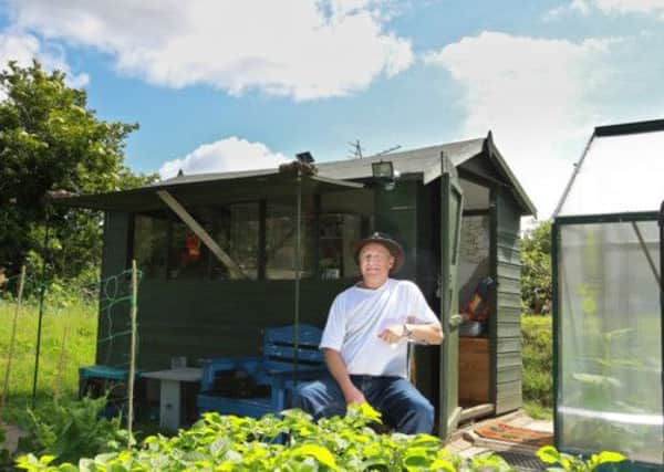 Jim Massey has been living in his 10ft by 6ft shed in the bottom of his garden ever since his home was declared unsafe. Picture: Ross Parry Agency