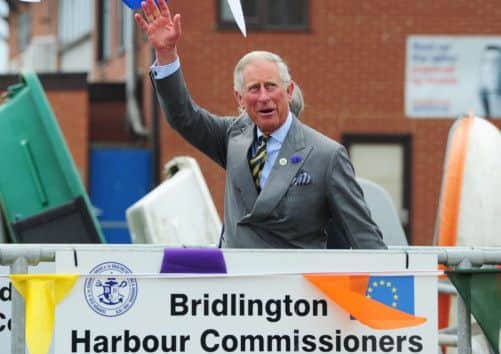 The Prince of Wales during walkabout in Bugthorpe and Burton Fleming, East Yorkshire.