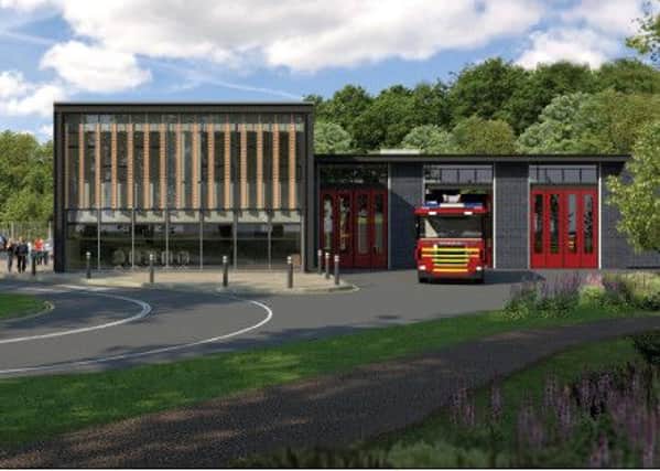 Artists' impressions of new fire stations in Sheffield