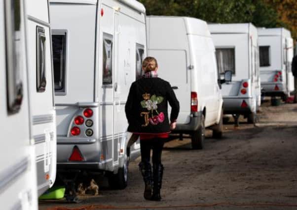 The government is cracking down on traveller sites