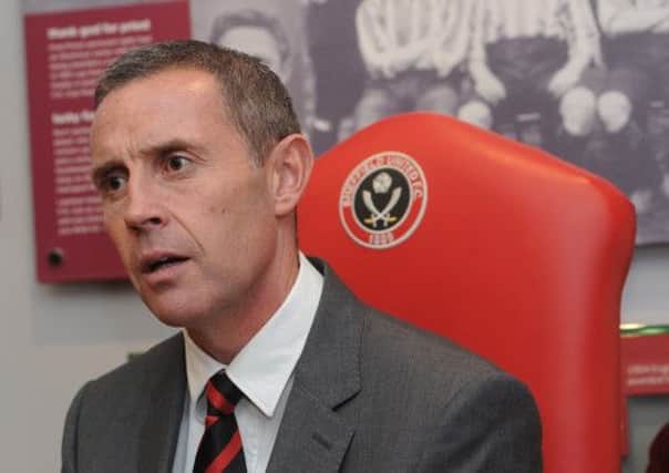 UNIMPRESSED: Sheffield United manager David Weir was critical of his sides decision-making especially after Neil Collins had headed them back into the game at Brentford.