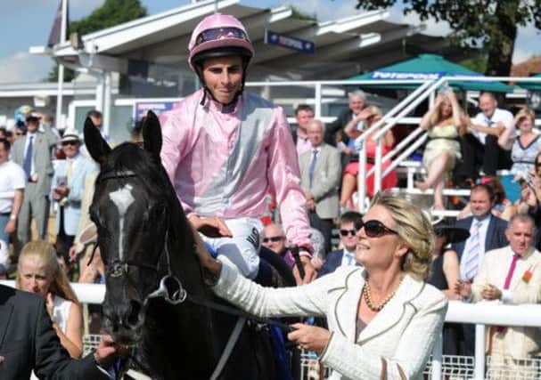 The Fugue ridden by William Buick with Lady Lloyd-Webber