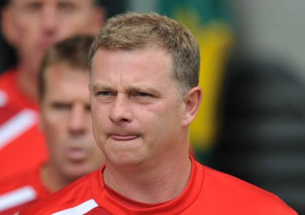 Huddersfield Towns manager Mark Robins.