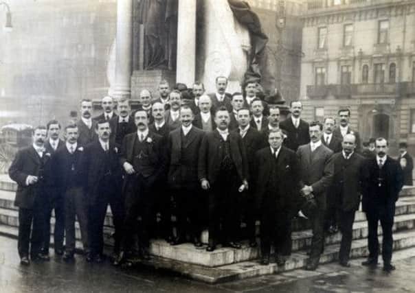 The National Federation of Fish Friers' board in 1913