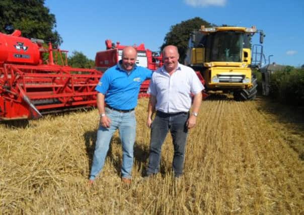 Martin Cole and Ralph Beevers at Cottam Warren Farm