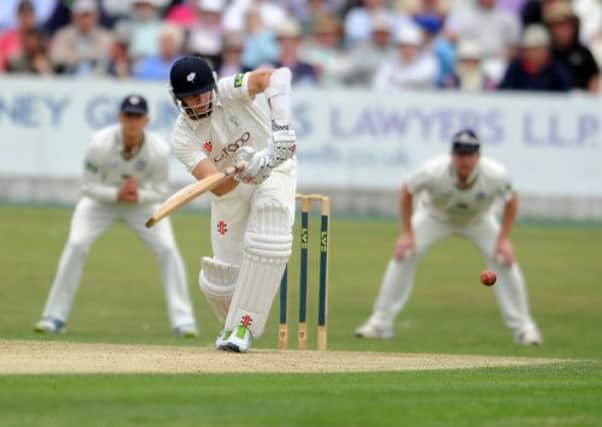 Kane Williamson in action for Yorkshire
