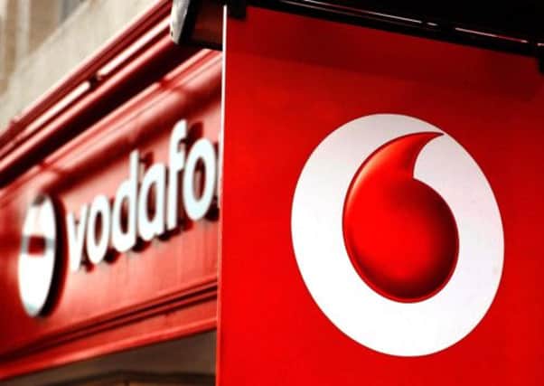 A Vodafone store.