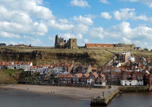 Whitby Harbour, with Whitby Abbey dominating the skyline. Picture: Gerard Binks