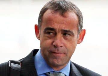 Michael Le Vell arrives at Manchester Crown Court for day four of his trial