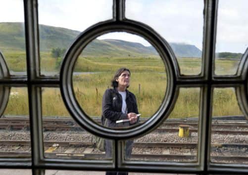 Sarah Hutton is the Settle to Carlisle Railway's artist in residence.