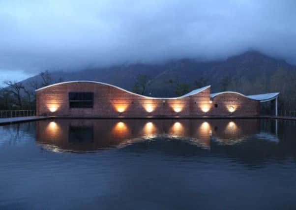 The stunning new winery at Dornier
