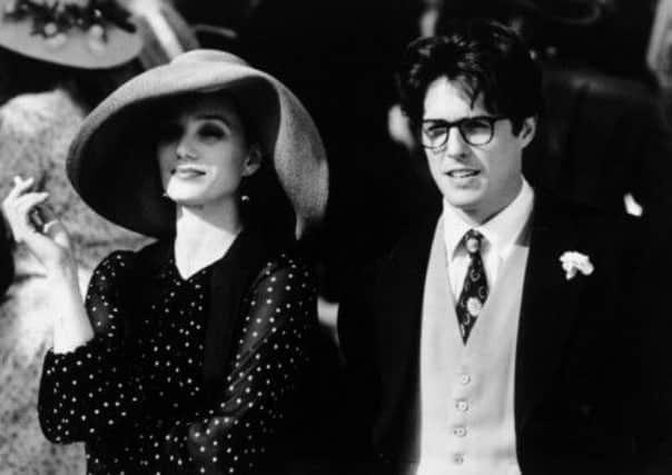 Hugh Grant in Four Weddings and a Funeral