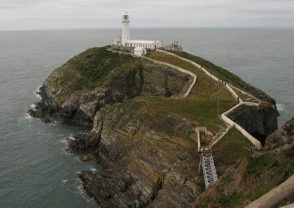 The South Stack lighthouse