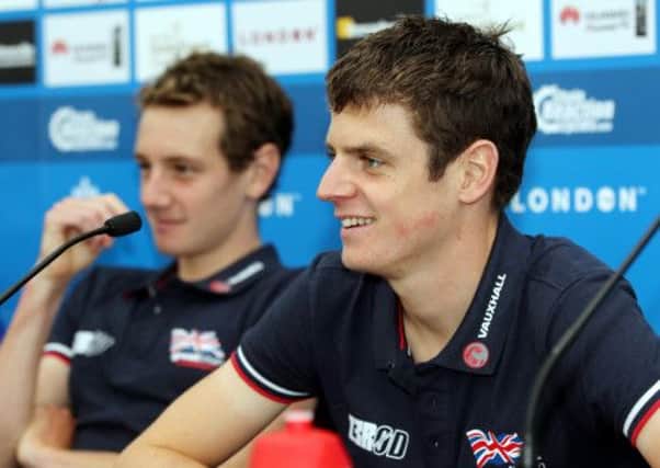 Alistair (left) and Jonathan Brownlee