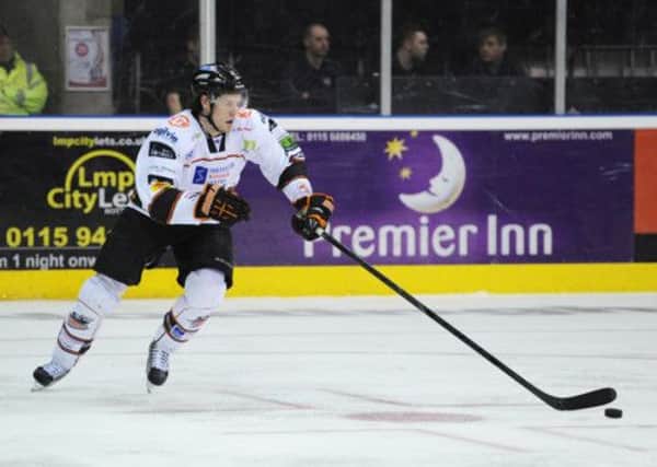I'M THE LEADER: Steven Goertzen was voted in as the Sheffield Steelers' new captain. Picture: Dean Woolley.