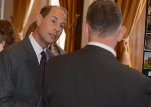 HRH Prince Edward visits the new Experience Barnsley Exhibition