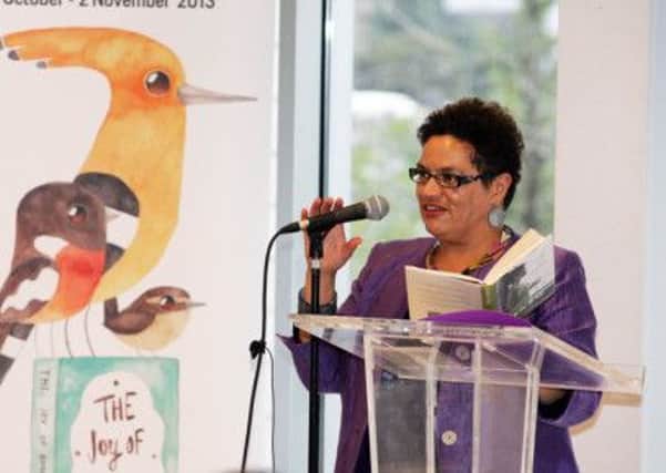 Jackie Kay at the launch event