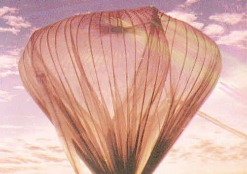 The balloon that went to space.