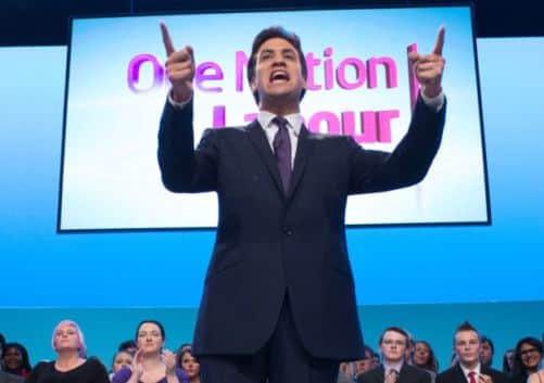 Labour leader Ed Miliband at the party's annual conference