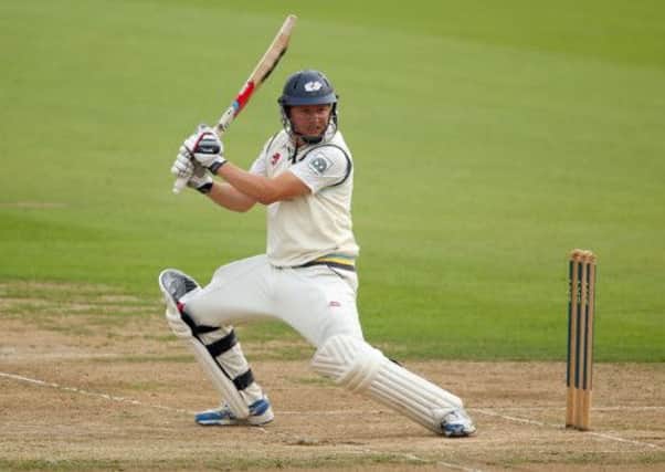 Gary Ballance of Yorkshire in action