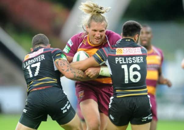 Eorl Crabtree in action