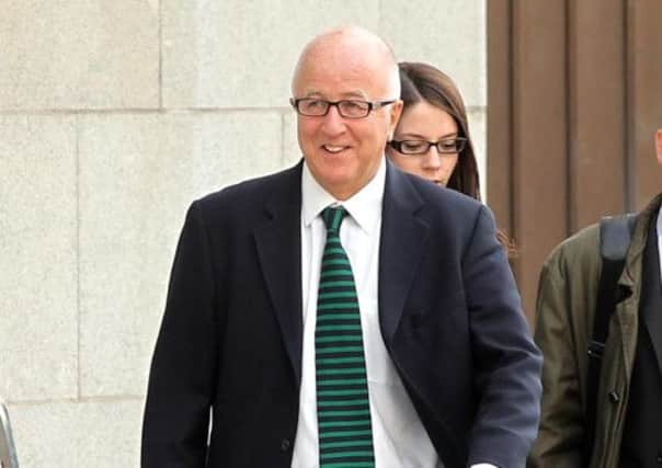 Former Rotherham MP Denis MacShane arriving at the Old Bailey