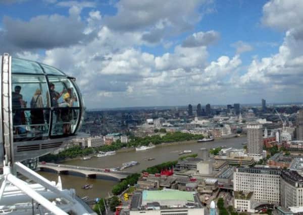 View across London from the top of the EDF Energy London Eye. Photos: Ian Day