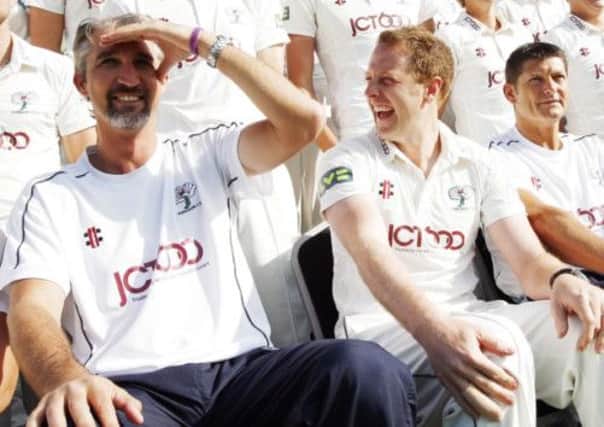 Jason Gillespie, Andrew Gale and Martyn Moxon