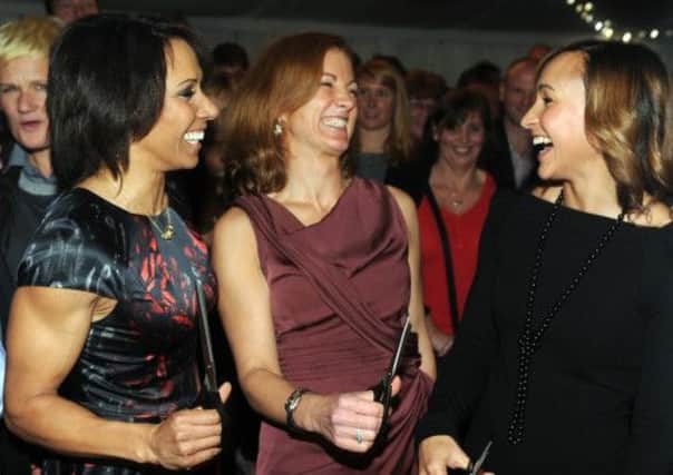 Dame Kelly Holmes, Alison Rose, and  Jessica Ennis-Hill