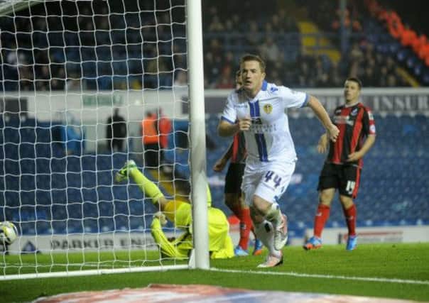 Ross McCormack turns to celebrate his opening goal.