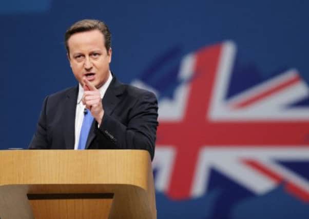 David Cameron makes his keynote speech on the final day of the Conservative Party Conference
